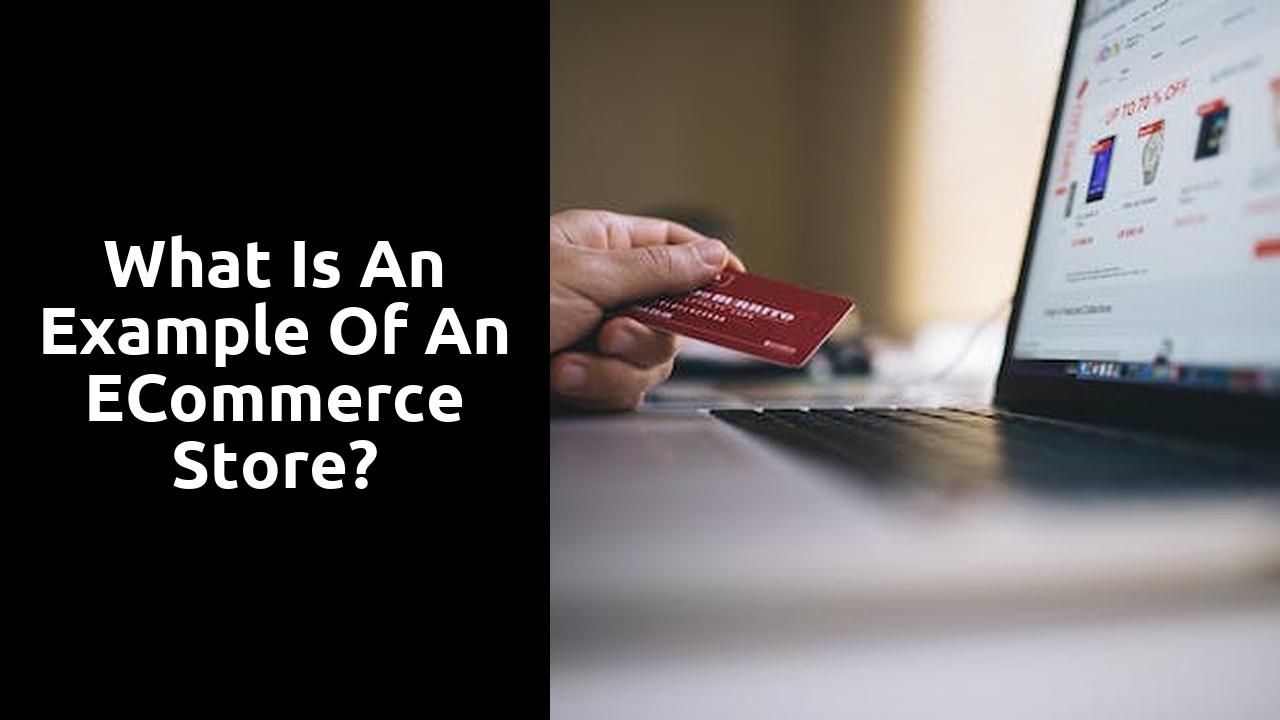 What is an example of an eCommerce store?