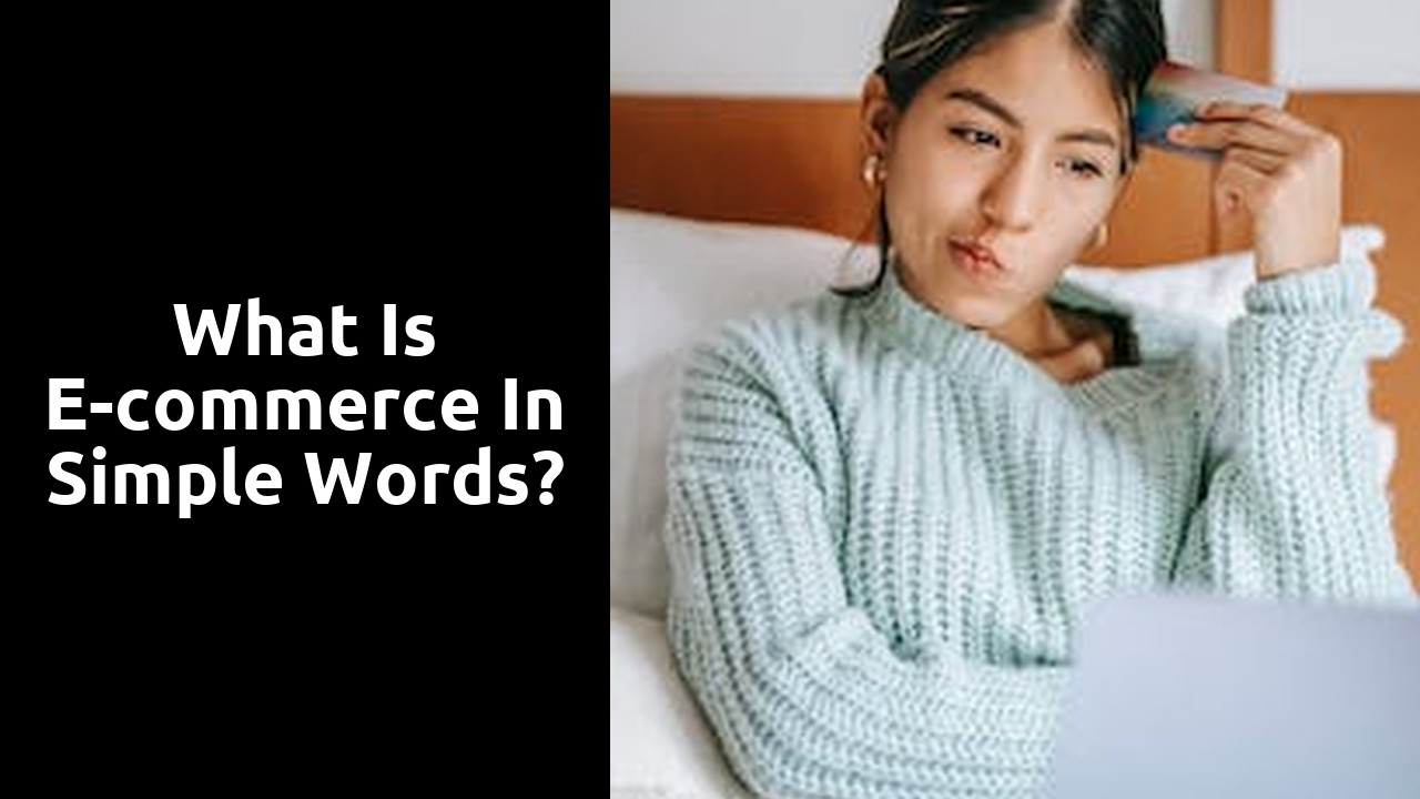 What is e-commerce in simple words?