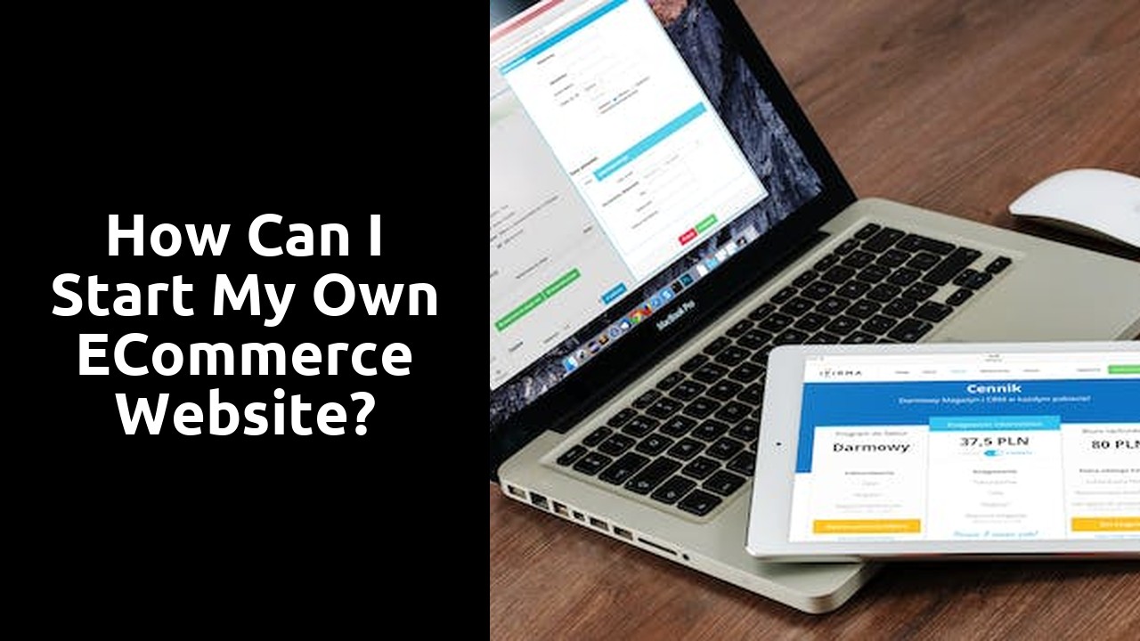 How can I start my own eCommerce website?